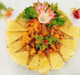 GÀ NƯỚNG CƠM CHÁY