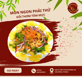 GỎI THƠM TÔM MỰC