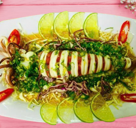MỰC ỐNG HẤP ỚT XIÊM XANH