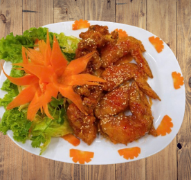 CÁNH  GÀ SỐT CHANH TỎI