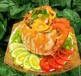 HẢI SẢN TRÁI DỪA