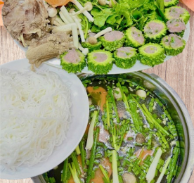 LẨU XÍ QUÁCH KHỔ QUA RỪNG