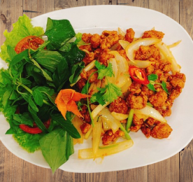 SỤN GÀ RANG TRỨNG MUỐI / MUỐI HỒNG KONG / CHÁY TỎI / CƠM CHÁY