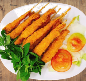 TÔM THẺ LĂN BỘT