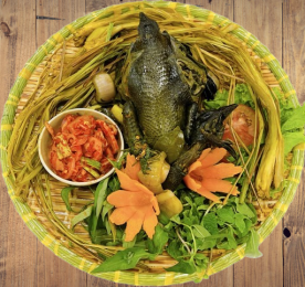 GÀ NƯỚNG ỐNG TRE